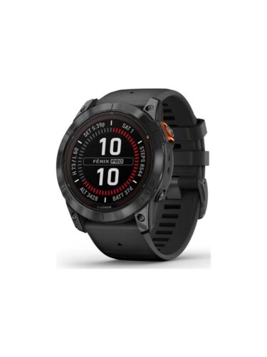 Garmin Fenix 7X Pro Solar Edition – slate grey – Yes sport watch with band – black – 32 GB – 0753759317836