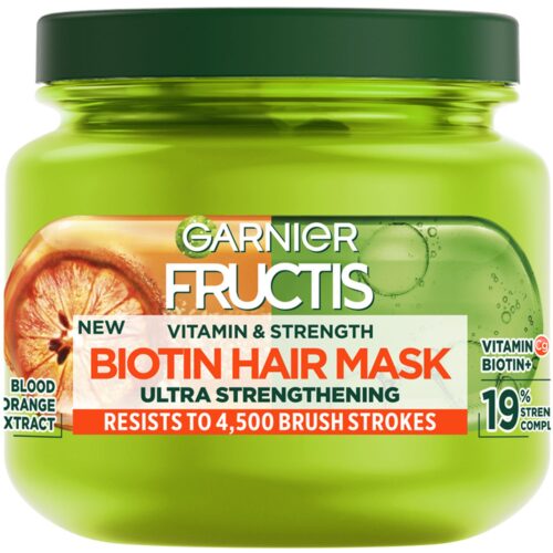 Garnier Fructis Vitamin & Strength Biotin Hårmask – 3600542542821