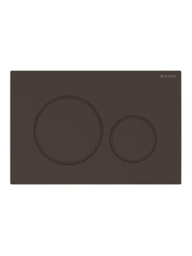 Geberit sigma20 actuator plate 246 x 164 x 12 mm dull black/black easy-to-clean-coated – 4025410759672