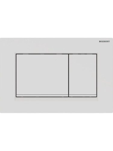 Geberit sigma30 actuator plate 246 x 164 x 12 mm dull white easy-to-clean-coated – 4025410759573