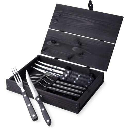 Gense Old Farmer Black Grillbestikk 4+4 – 7319011073327