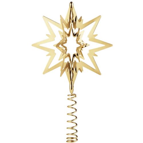 Georg Jensen STAR – Stjerne Juletrestjerne Liten Forgyllet – 5713275057345