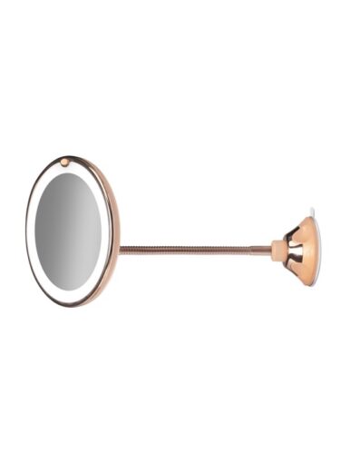 Gillian Jones suction mirror in rose gold x 10 magifying – 5713982006421