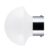 Globen Lighting Fungo 16 vegglampe hvit/krom – 7319436312087