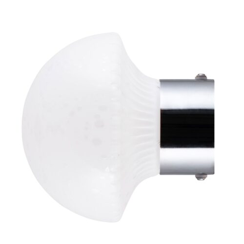 Globen Lighting Fungo 16 vegglampe hvit/krom – 7319436312087