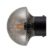 Globen Lighting Fungo 16 vegglampe, røykfarget/svart – 7319436312568