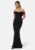 Goddiva Off Shoulder Maxi Dress Black XXS (UK6) – 5056120251711