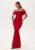 Goddiva Off Shoulder Maxi Dress Red L (UK14) – 5056120237081