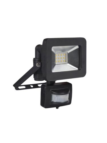 Gripo Floodlight LED 10W with Quick Connector + sensor, Black – 5711804019963