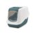 Grønn moderne kattedo med lokk, Nestor Nordic Green – 5411388622725