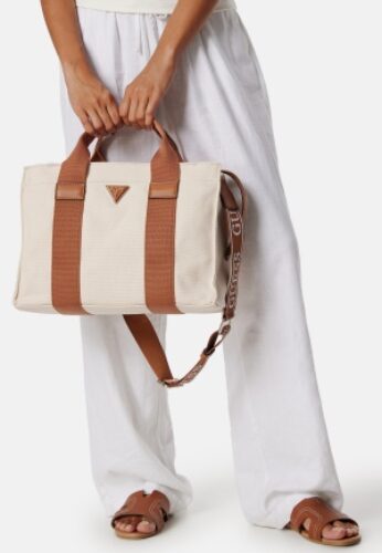 Guess Canvas 2 Small Tote Beige/Brown Onesize – 0190231827245