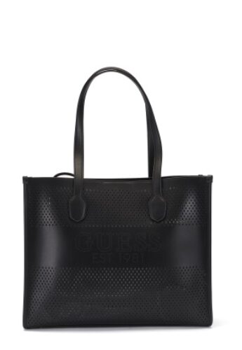 Guess Katey Perf Tote Black One size – 0190231702399