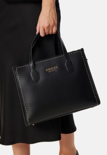 Guess Silvana 2 Compartment Tote BLA Black One size – 0190231816195