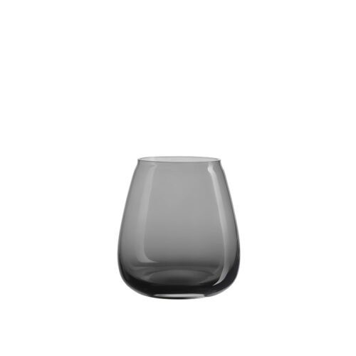 Hadeland Glassverk Siccori Vase 11cm Røkgrå – 7026581029950