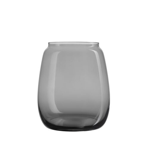 Hadeland Glassverk Siccori Vase 20cm Røkgrå – 7026581029981