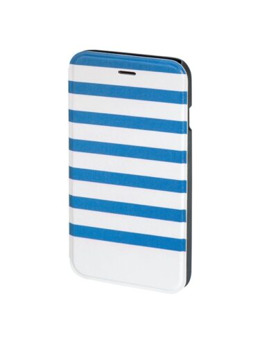 Hama «Stripes» Booklet Case for Apple iPhone 6/6s blue/white – 4047443283634