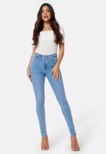 Happy Holly Amy Push Up Jeans Light blue 34R – 7333340284353