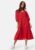 Happy Holly Balloon Sleeve Cotton Dress Red 32/34 – 7333340299982