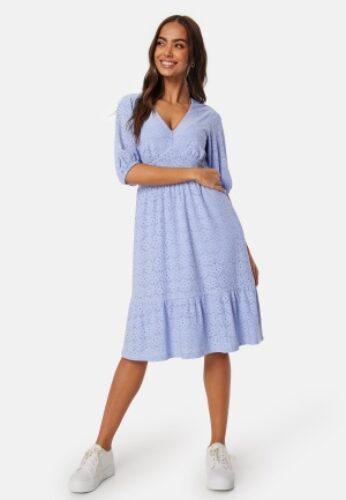 Happy Holly Broderie Anglaise Dress Dusty blue 48/50 – 7333340300749