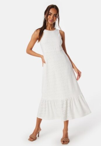 Happy Holly Broderie Anglaise Dress Offwhite 32/34 – 7333340301241