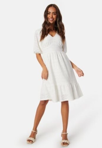 Happy Holly Broderie Anglaise Dress Offwhite 44/46 – 7333340300794