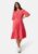 Happy Holly Eloise pleated dress Cerise / Patterned 32/34 – 7333340213810
