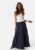 Happy Holly Flounce Maxi Skirt Dark blue 36/38 – 7333340321058
