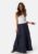 Happy Holly Flounce Maxi Skirt Dark blue 44/46 – 7333340321072