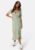 Happy Holly Frill Wrap Dress Green/Patterned 52/54 – 7333340286142