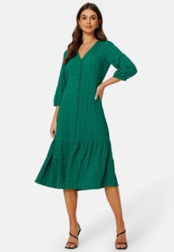 Happy Holly Kimberly flounce dress Green 36/38 – 7333340227299