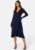Happy Holly Lianna Frill Dress Navy 36/38 – 7333340240021