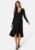 Happy Holly Lianna Structure Frill Dress Black 44/46 – 7333340246627