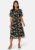 Happy Holly Lynetta Midi Dress Black / Floral 48/50 – 7333340153994