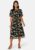Happy Holly Lynetta Midi Dress Black / Floral 52/54 – 7333340154007