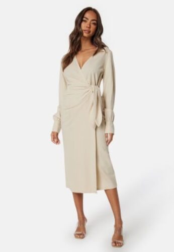 Happy Holly Lysandra Dress Light beige 32/34 – 7333340291597