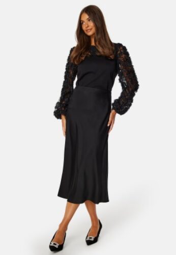 Happy Holly Mesh Sleeve Top Black 32/34 – 7333340266175