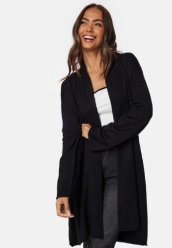 Happy Holly Neliya Fine Knitted Cardigan Black 32/34 – 7333340291306