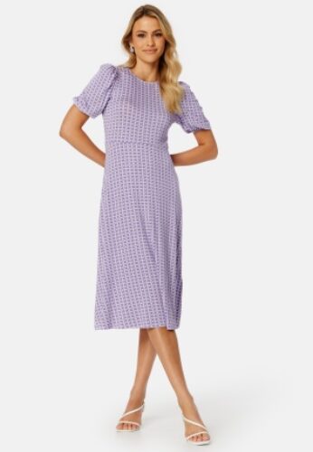 Happy Holly Noella midi dress Purple / Floral 44/46 – 7333340215869