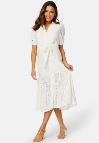 Happy Holly Sabina dress Offwhite 48/50 – 7333340234174