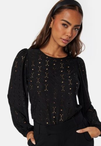 Happy Holly Sabina Top Black 32/34 – 7333340285855