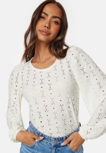 Happy Holly Sabina Top Offwhite 40/42 – 7333340285817