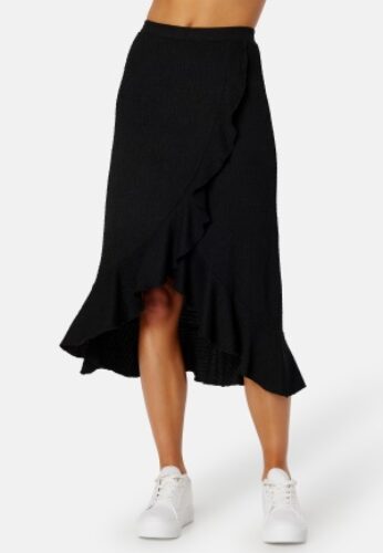 Happy Holly Selima Structure Wrap Skirt Black 32/34 – 7333340246771