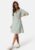 Happy Holly Soft Puff Sleeve Dress Green/Floral 48/50 – 7333340300251