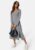 Happy Holly Soft Rib Slit Midi Dress Grey melange 44/46 – 7333340312155