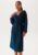 Happy Holly Sparkling Midi Wrap Dress Blue 36/38 – 7333340260432