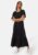 Happy Holly Tris butterfly sleeve dress Black 44/46 – 7333340236352
