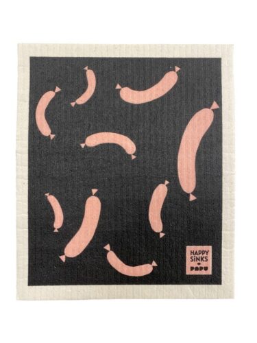Happy Sinks x PAPU Dishcloth – Sausage (3pc) – 6430036082109