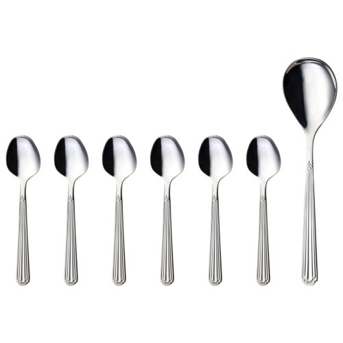 Hardanger Bestikk Renessanse dessertsett 7 deler, stål – 7058673050900
