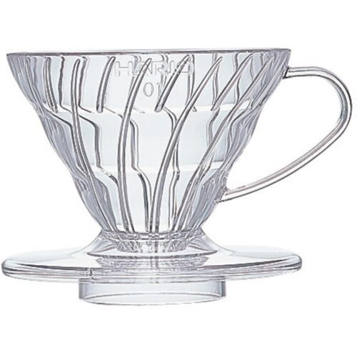 Hario 1 Cup Dripper V60 klar plast – 4977642723016