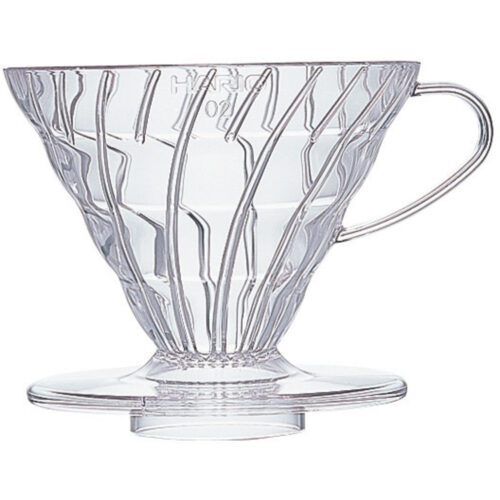 Hario 2 Cup Dripper V60 klar plast – 4977642730465